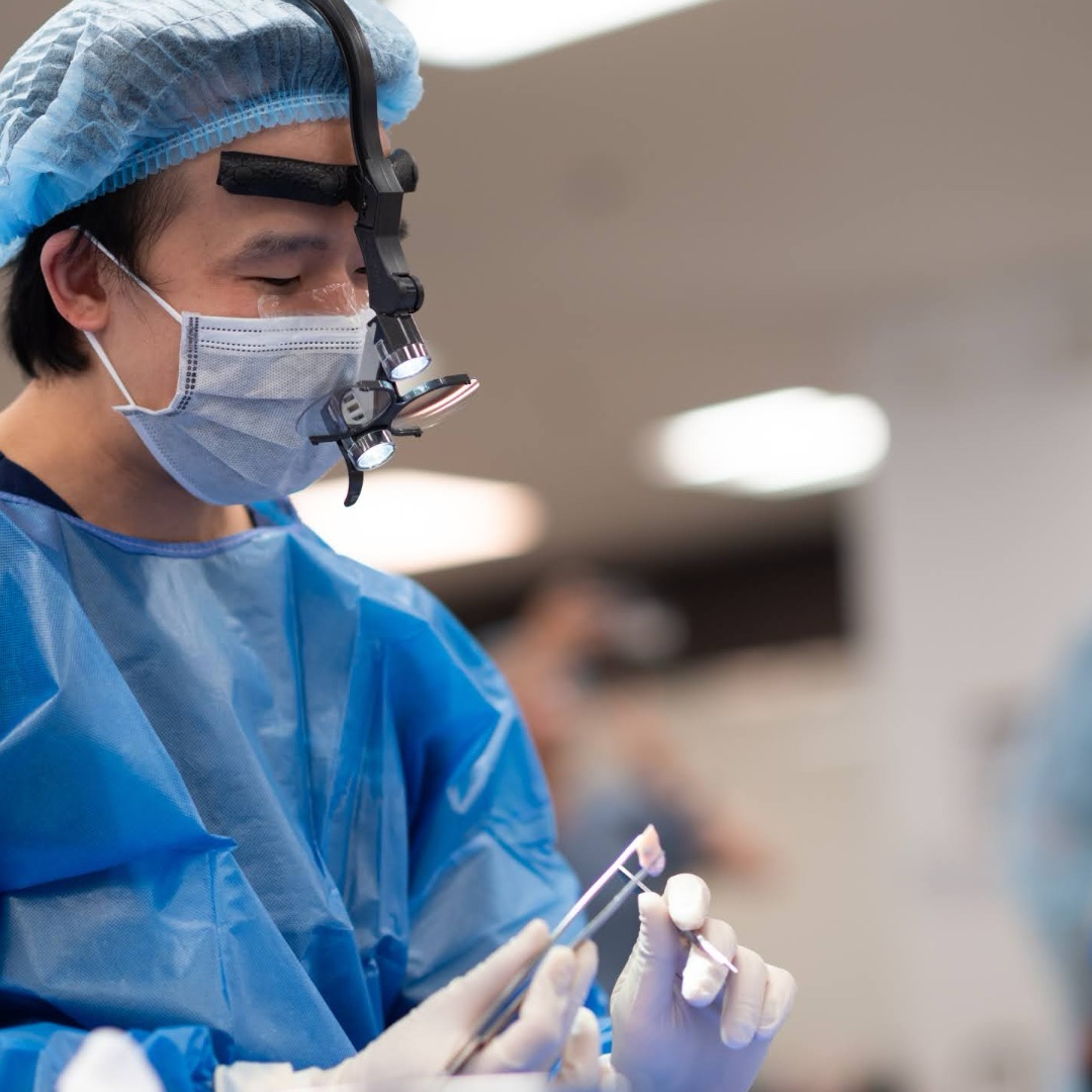 Hospital operating-room environment for rhinoplasty surgery